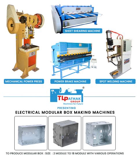 Electrical modular box making machines 